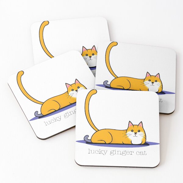 Item preview, Lucky Ginger Cat designed and sold by GeeklyShirts.