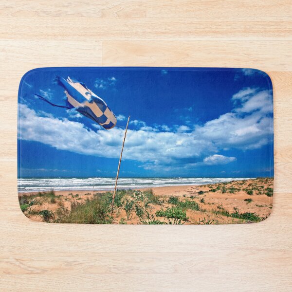 Item preview, A Greek beach, I think designed and sold by Hercules Milas.