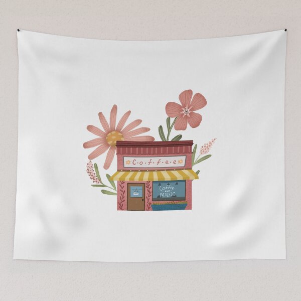 Item preview, Coffee and music time designed and sold by pinkyfish1010.