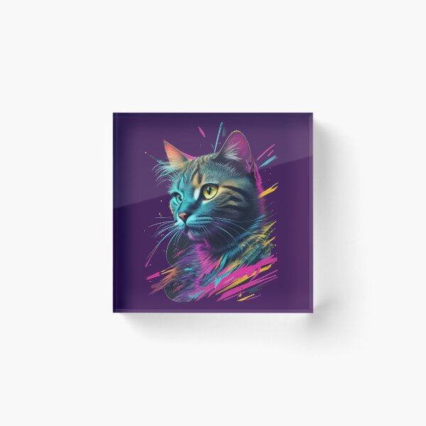 Item preview, Scribbled Creation of  Cat  - Galactic Neon designed and sold by ngness.