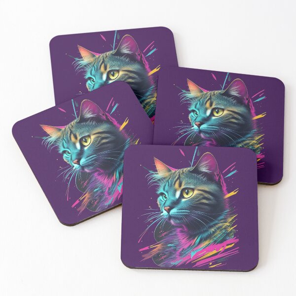Item preview, Scribbled Creation of  Cat  - Galactic Neon designed and sold by ngness.
