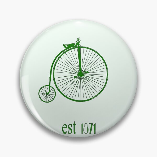 Item preview, Art Nouveau Penny Farthing Slim Racing Green designed and sold by kernowerno.