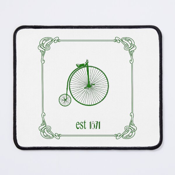 Item preview, Art Nouveau Penny Farthing Slim Racing Green designed and sold by kernowerno.