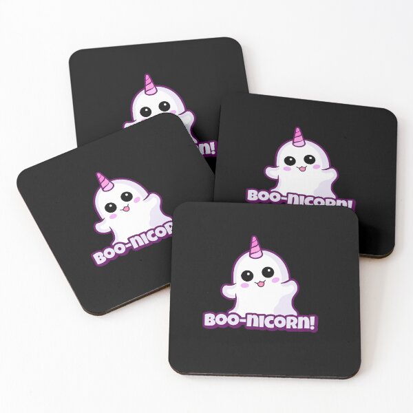 Item preview, Boonicorn - Cute Ghost with a Unicorn Horn designed and sold by floofydelight.
