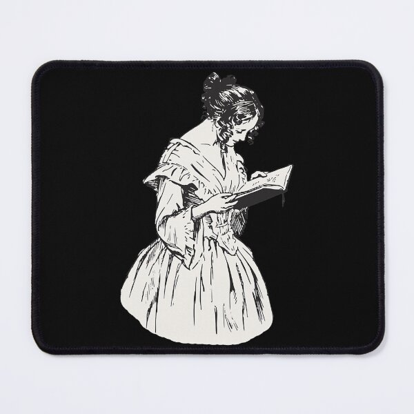 Item preview, Dark academia women reading designed and sold by LyndseyLanham.