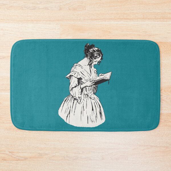 Item preview, Dark academia women reading designed and sold by LyndseyLanham.