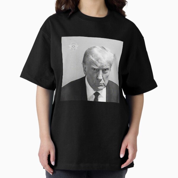 Item preview, President Trump Criminal Mug Shot black and white designed and sold by heliconista.