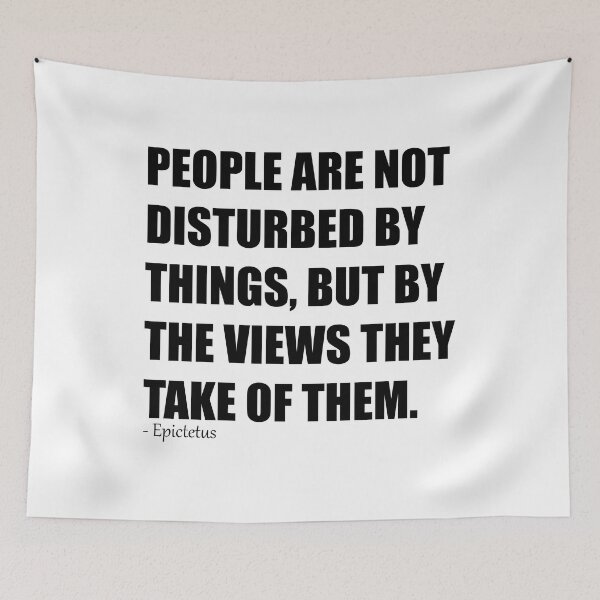 Item preview, Stoic Saying: Epictetus Quote designed and sold by Meropis.