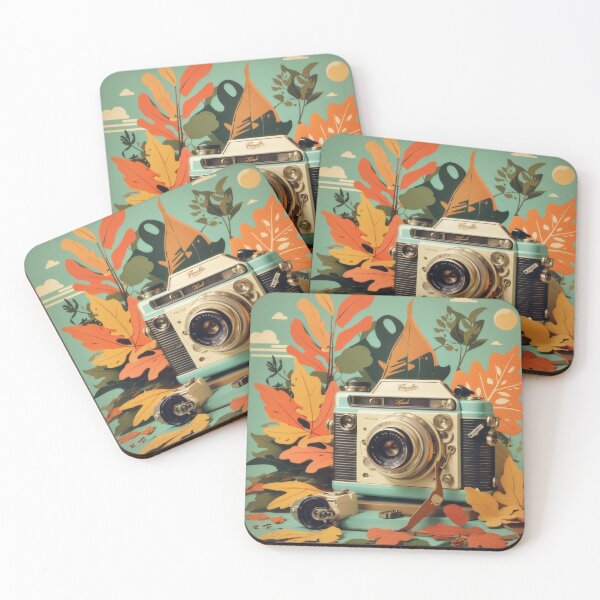 Item preview, Vintage camera ,retro color palettes designed and sold by Piano-pn.