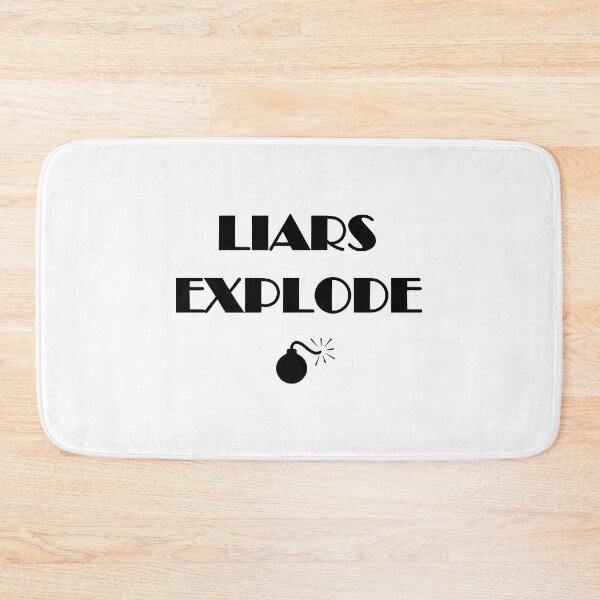 Item preview, Liars Explode Funny Sayings Quote Typography designed and sold by LyndseyLanham.