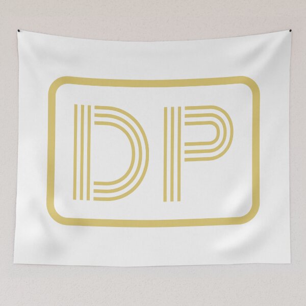 Item preview, DP Initials Gold Geometric Letters designed and sold by Jeallan Designs.