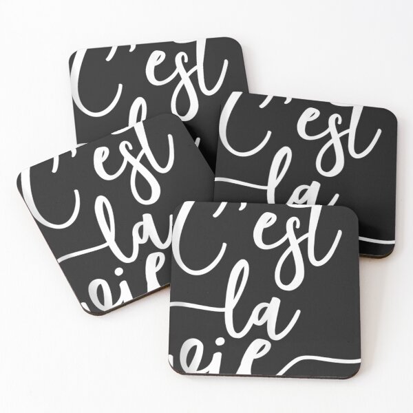 Item preview, C'est La Vie French Saying Such Is Life   designed and sold by ElsieHosford.