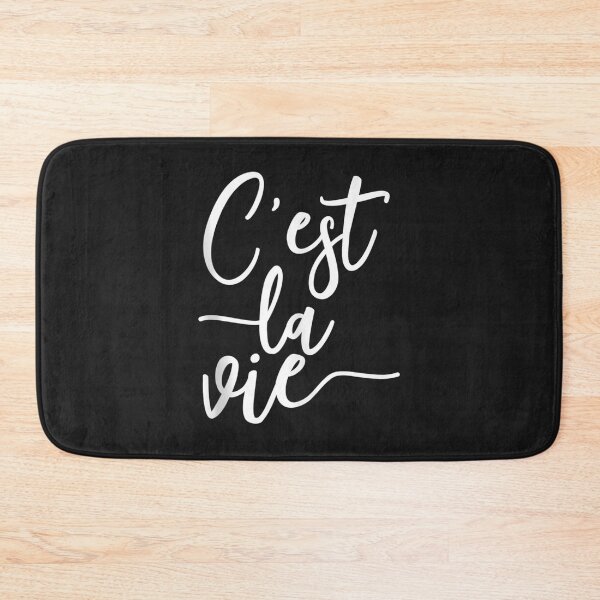 Item preview, C'est La Vie French Saying Such Is Life   designed and sold by ElsieHosford.