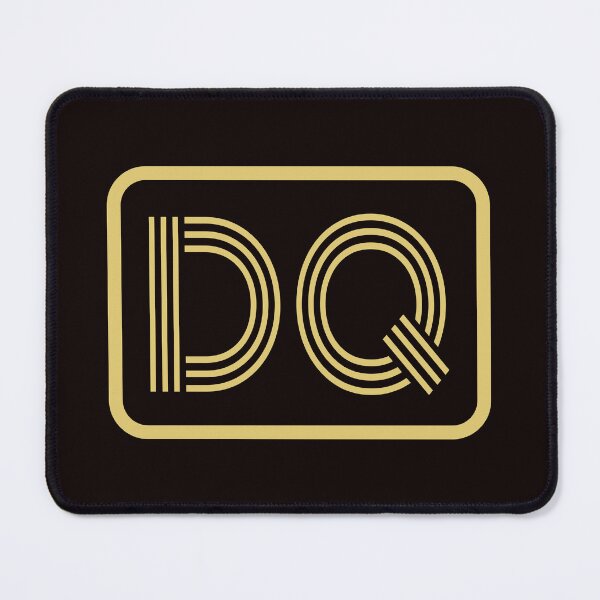 Item preview, DQ Initials Gold Geometric Letters designed and sold by Jeallan Designs.