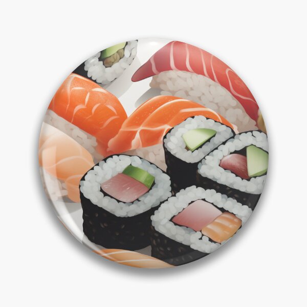 Item preview, All you can eat sushi pattern designed and sold by PrintsyPattern.