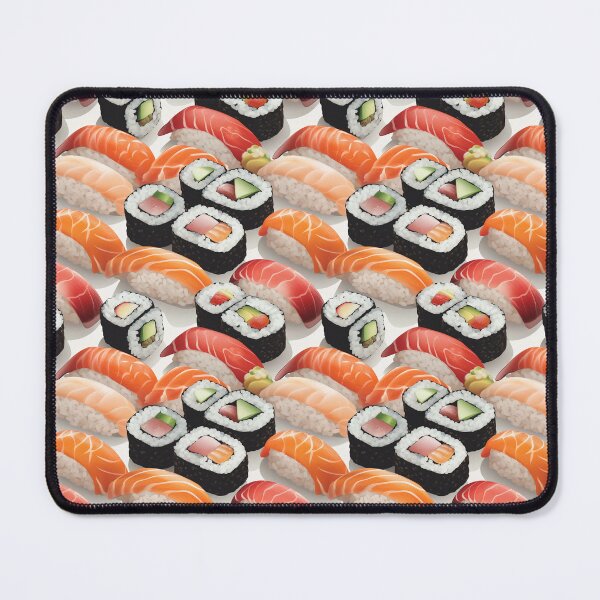 Item preview, All you can eat sushi pattern designed and sold by PrintsyPattern.