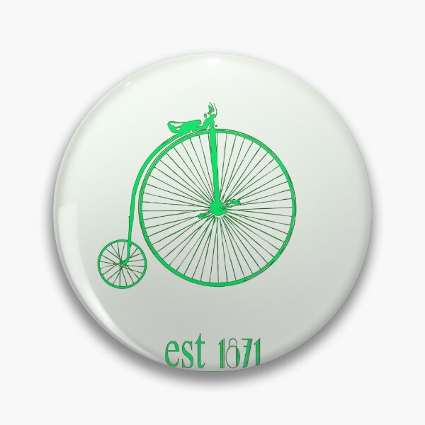 Item preview, Art Nouveau Penny Farthing Slim Green designed and sold by kernowerno.