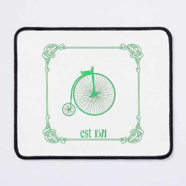 Item preview, Art Nouveau Penny Farthing Slim Green designed and sold by kernowerno.