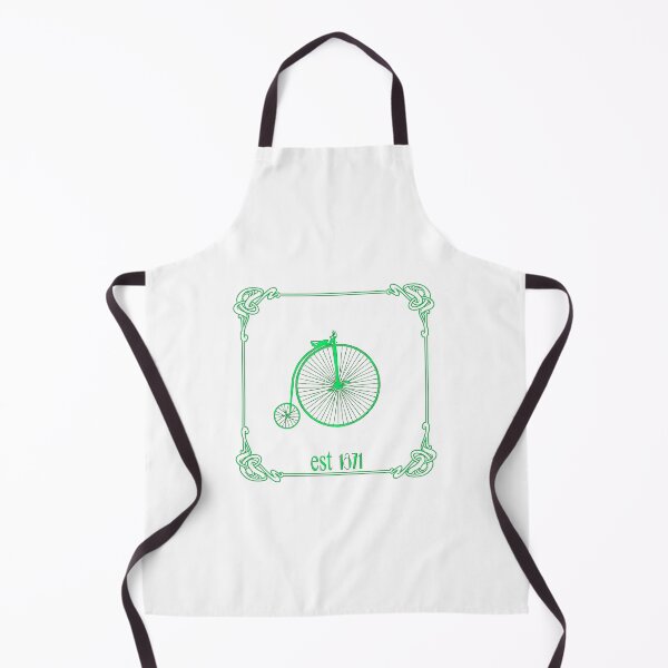 Item preview, Art Nouveau Penny Farthing Slim Green designed and sold by kernowerno.