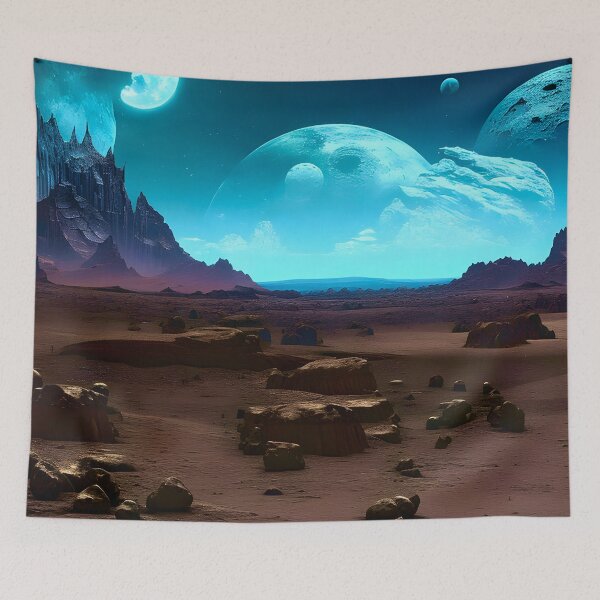 Item preview, Distant Ancient Worlds designed and sold by Ink Art Design.