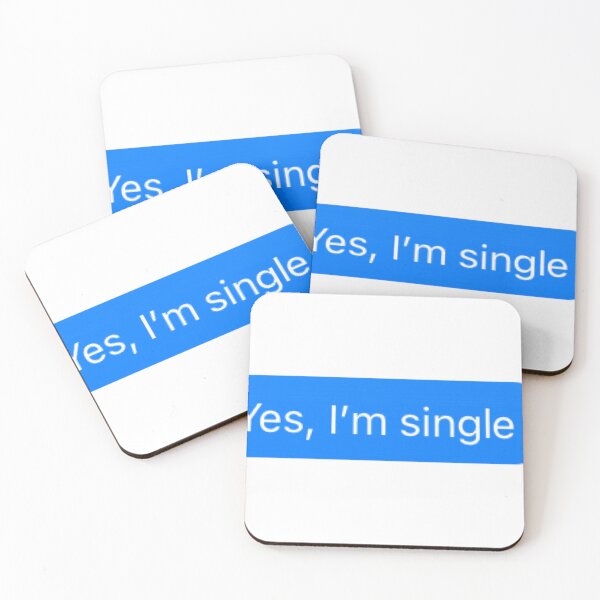 Item preview, message yes I’m single designed and sold by niicoshop.