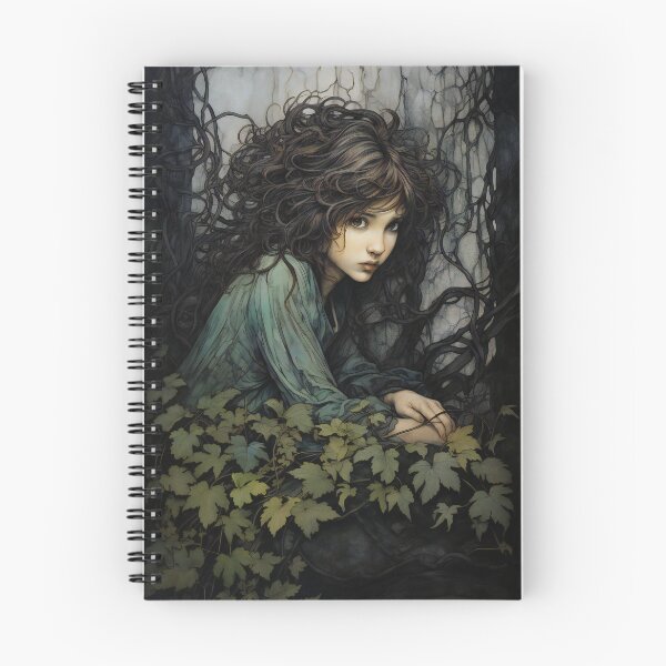 Item preview, Mysterious Vintage Dryad Girl 1 designed and sold by Art by Lilia.
