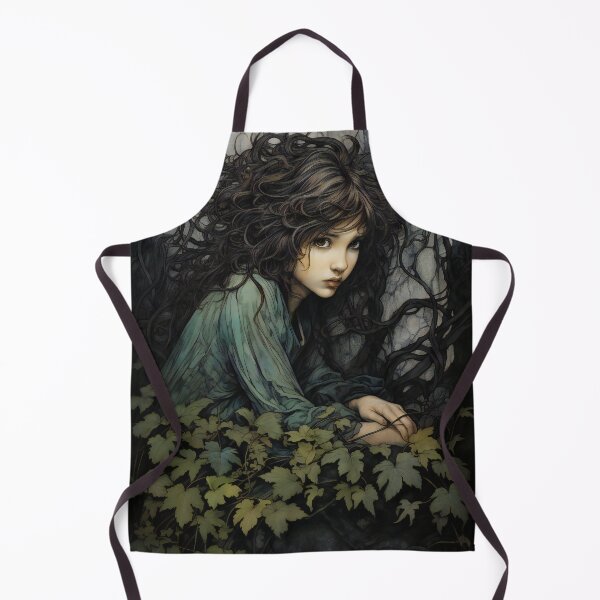 Item preview, Mysterious Vintage Dryad Girl 1 designed and sold by Art by Lilia.