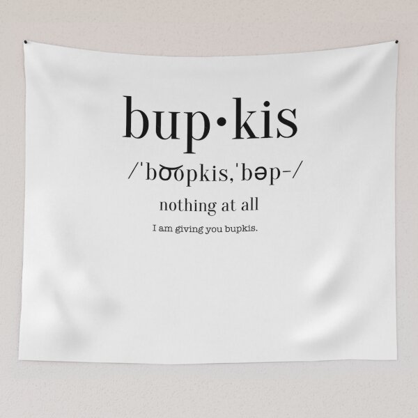Item preview, Bupkis Yiddish Judaica Judaisim designed and sold by wznaaprkm84.