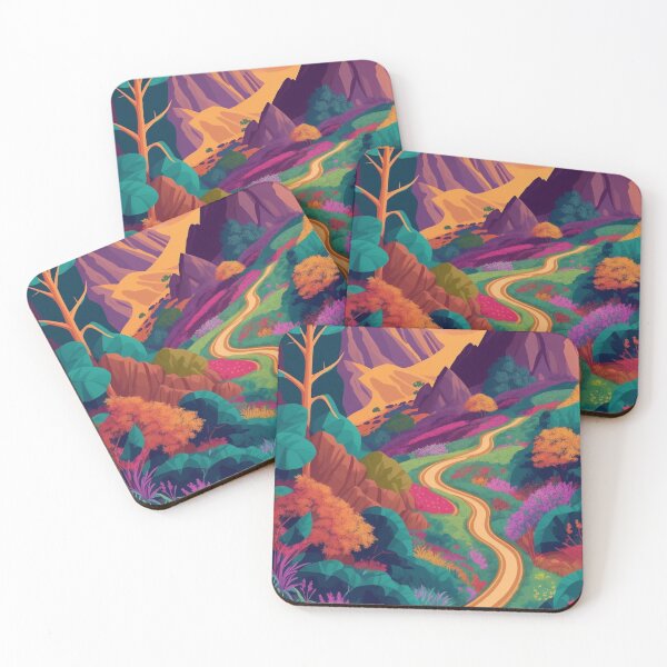 Item preview, Mountain Serenity: Lush Trails & Isometric Views designed and sold by irosh madushan.