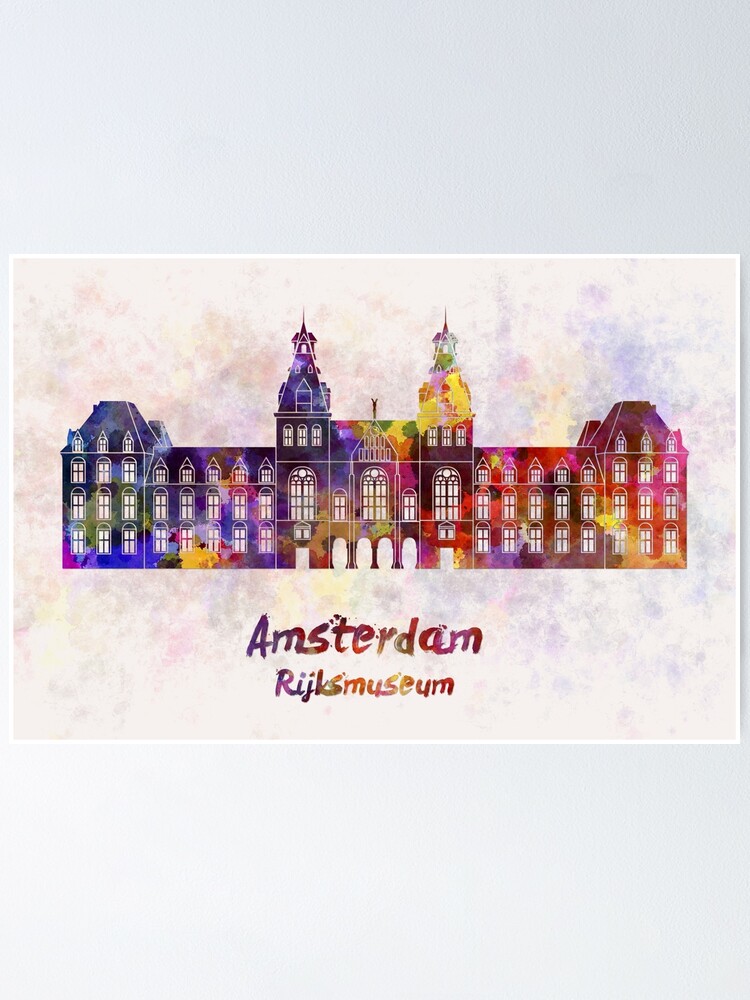 industrie Anoniem gastvrouw Rijksmuseum Amsterdam" Poster for Sale by jazzyrosewine | Redbubble