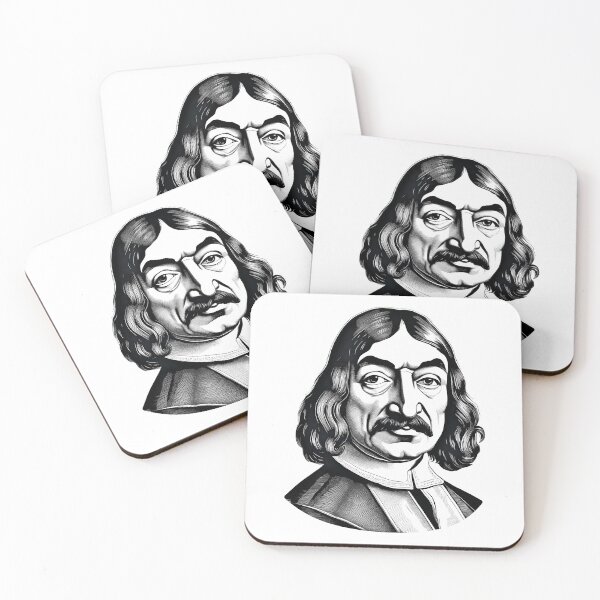 Item preview, Portrait of Rene Descartes designed and sold by NTGUILTY.