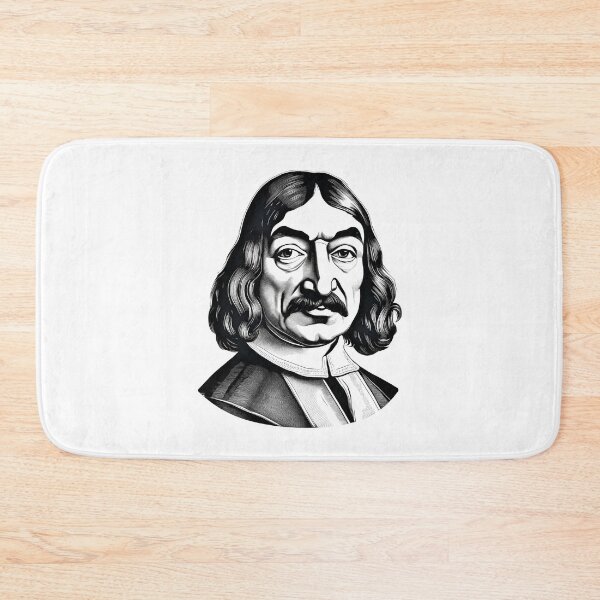 Item preview, Portrait of Rene Descartes designed and sold by NTGUILTY.