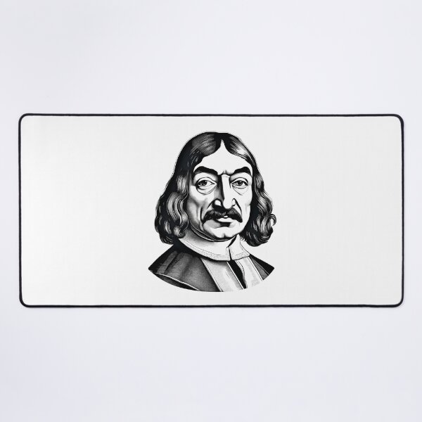 Item preview, Portrait of Rene Descartes designed and sold by NTGUILTY.