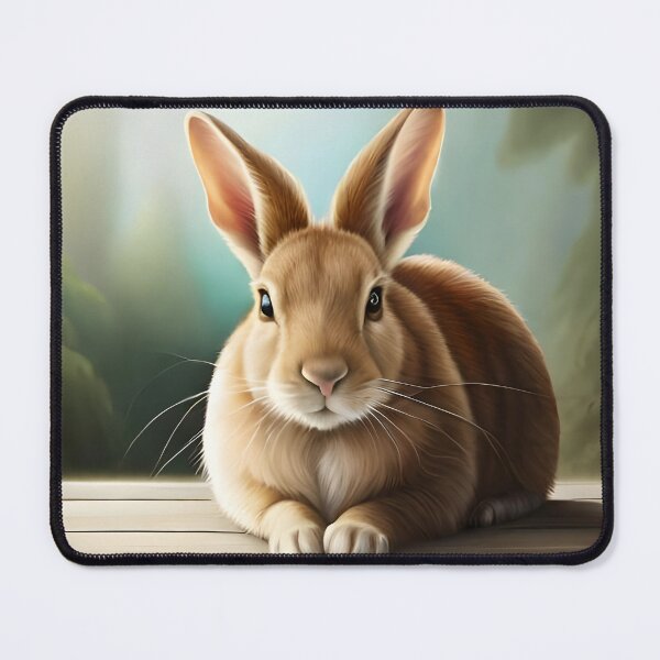 Item preview, Charming canvas of an adorable rabbit designed and sold by StickerStudio27.
