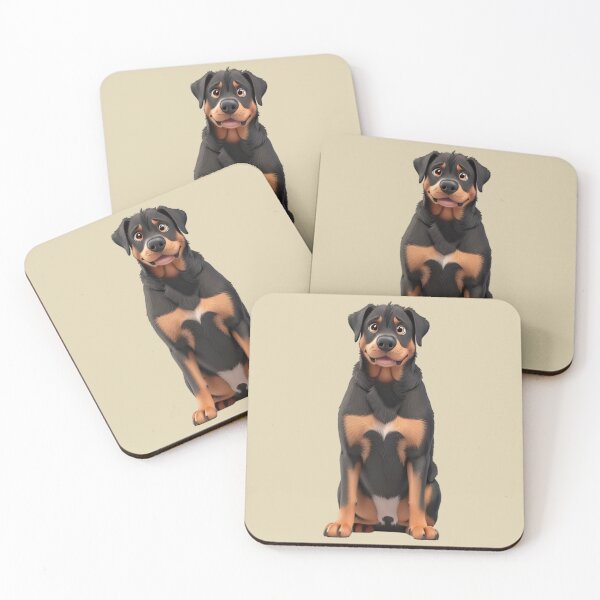 Item preview, Animated Rottweiler in 3D style designed and sold by ChickNickStudio.