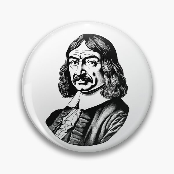 Item preview, Rene Descartes Portrait designed and sold by NTGUILTY.
