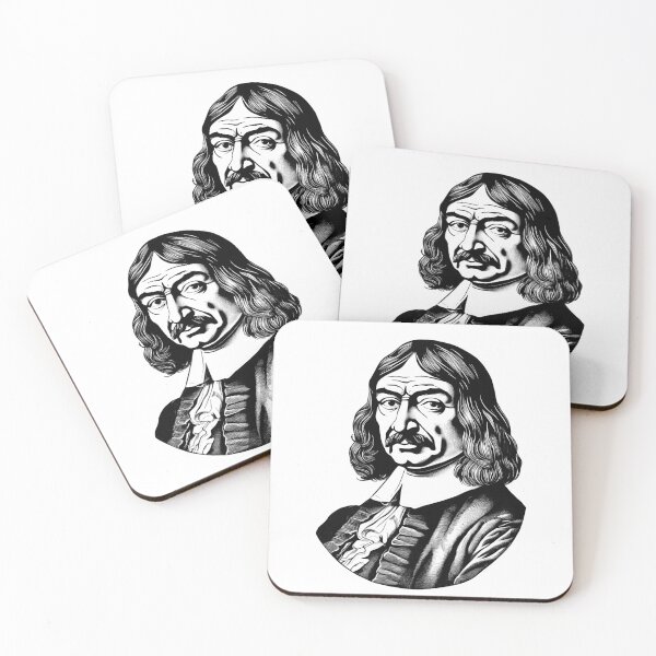 Item preview, Rene Descartes Portrait designed and sold by NTGUILTY.