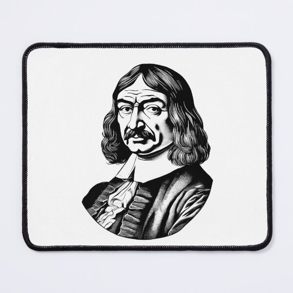 Item preview, Rene Descartes Portrait designed and sold by NTGUILTY.