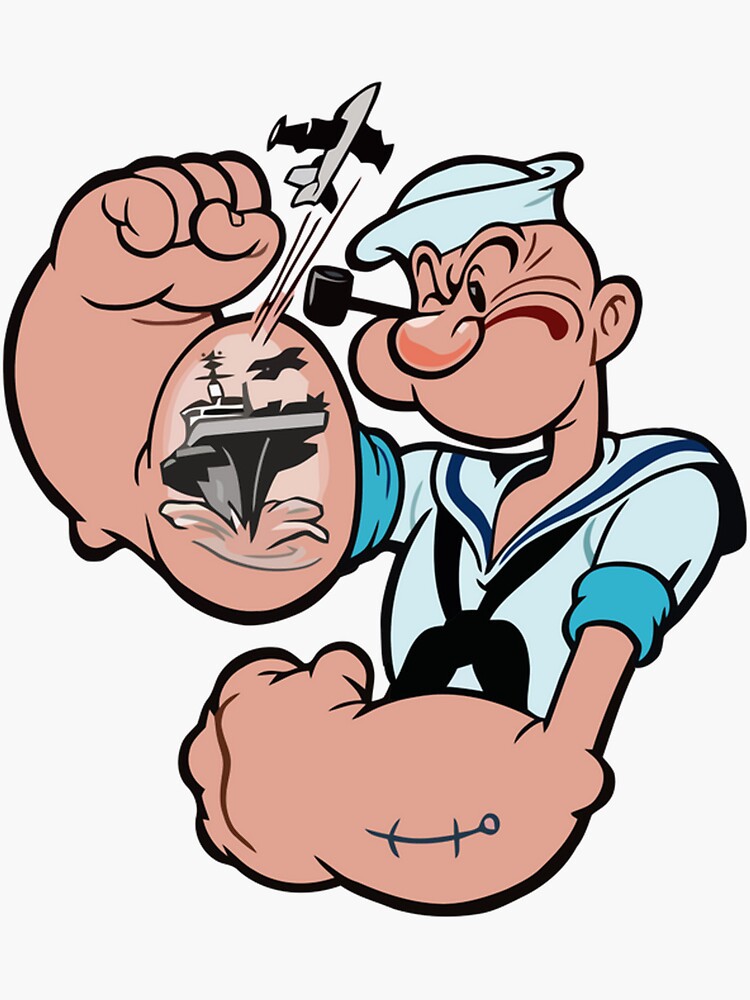 Popeye el marino Pegatina