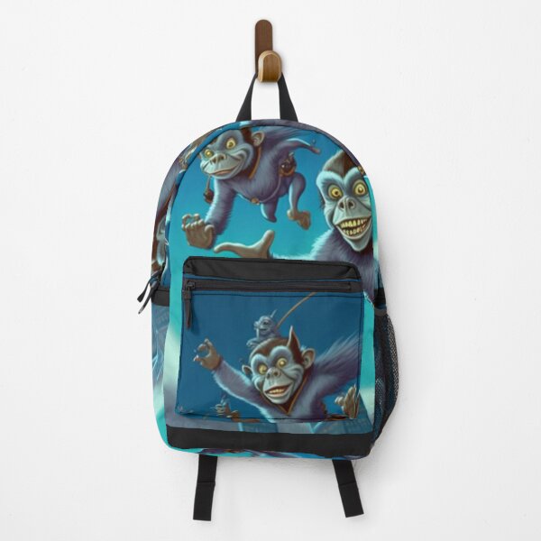 Item preview, Flying Monkeys Dressed In Blue And Soaring Over The City. designed and sold by ValerieRSanders.