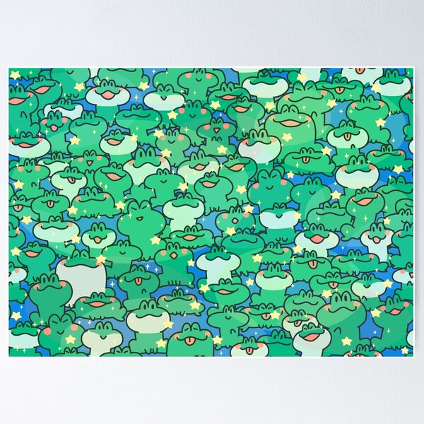 Item preview, Frog Party designed and sold by macky-z.