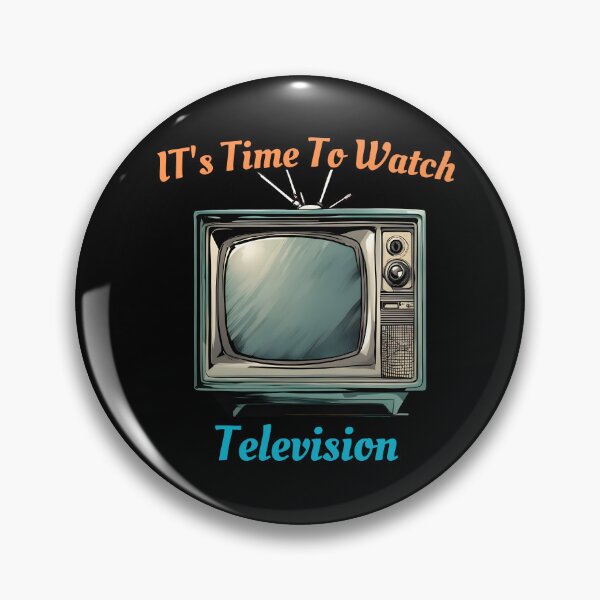 Aperçu de l'œuvre Vieille télé Il est temps de regarder la télé, une télé de style bande dessinée créée et vendue par Rhmony.