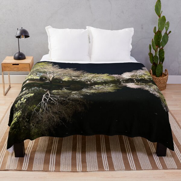 Item preview, Sakura Trees Reflecting in Water at Night designed and sold by martinkaspar123.