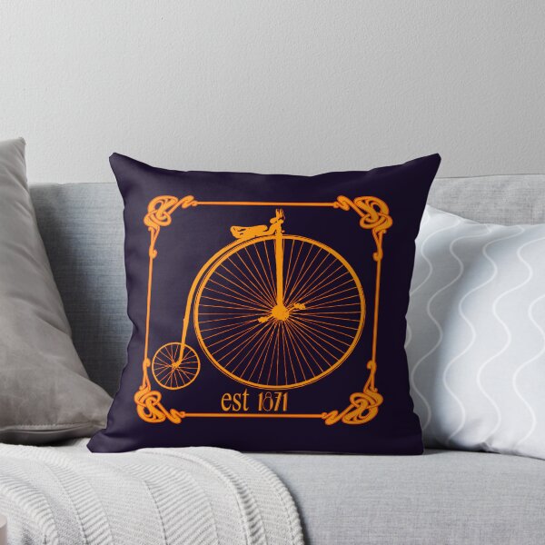 Item preview, Art Nouveau Penny Farthing Orange II designed and sold by kernowerno.