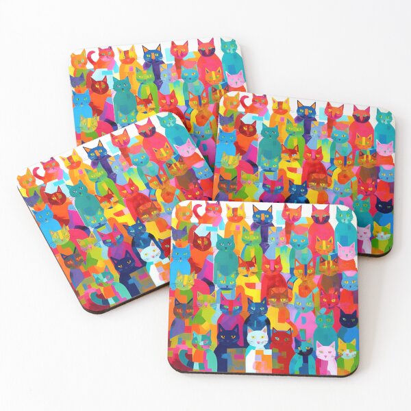 Item preview, Feline Mosaic designed and sold by Ivan  Guaderrama.