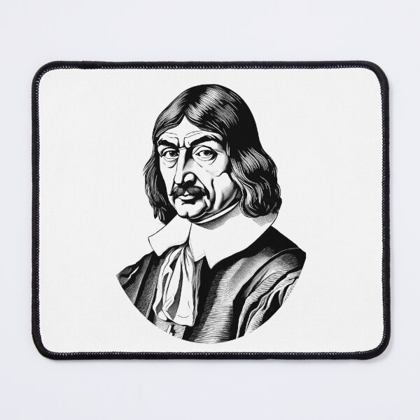 Item preview, Rene Descartes (1596 – 1650) Portrait designed and sold by NTGUILTY.