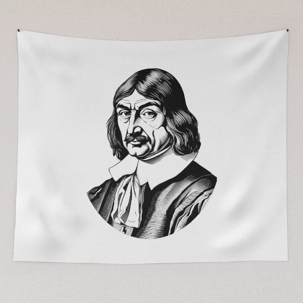 Item preview, Rene Descartes (1596 – 1650) Portrait designed and sold by NTGUILTY.