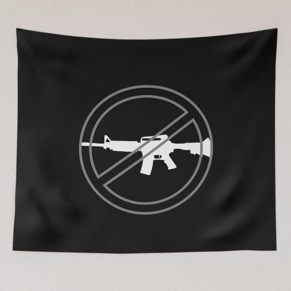 Item preview, Ban The AR 15 Assault Rifles Gun Control Laws Now Design designed and sold by EarthArtDesigns.