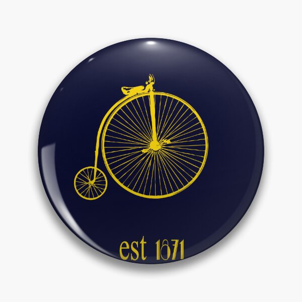 Item preview, Art Nouveau Penny Farthing Slim Yellow designed and sold by kernowerno.