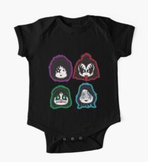 Kiss faces (band) One Piece - Short Sleeve